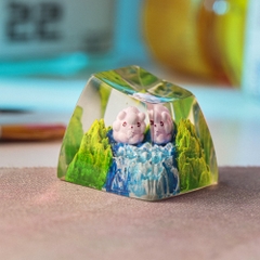 Pokemon - Swirlix Artisan Keycap Breakwooden 3