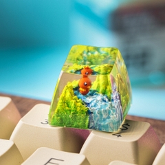 Pokemon - Torchic Artisan Keycap Breakwooden 2