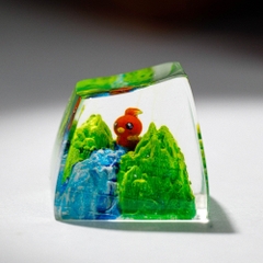 Pokemon - Torchic Artisan Keycap Breakwooden 3