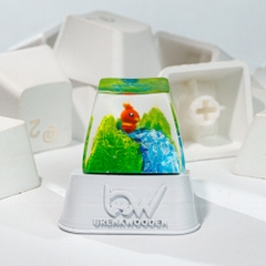 Pokemon - Torchic Artisan Keycap Breakwooden 3