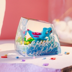 Pokemon - Totodie Artisan Keycap Breakwooden