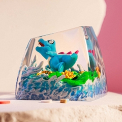 Pokemon - Totodie Artisan Keycap Breakwooden