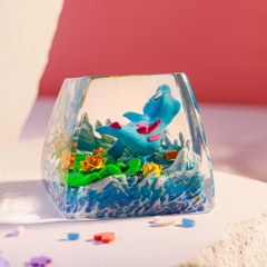 Pokemon - Totodie Artisan Keycap Breakwooden