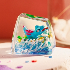 Pokemon - Totodie Artisan Keycap Breakwooden