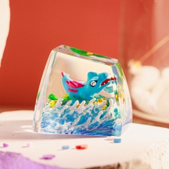 Pokemon - Totodie Artisan Keycap Breakwooden