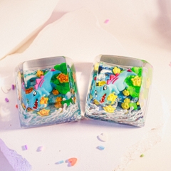 Pokemon - Totodie Artisan Keycap Breakwooden