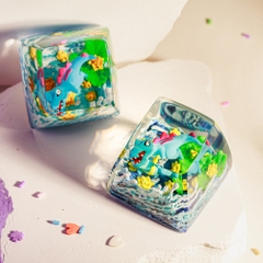 Pokemon - Totodie Artisan Keycap Breakwooden