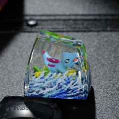 Pokemon - Totodie Artisan Keycap Breakwooden 2