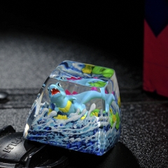 Pokemon - Totodie Artisan Keycap Breakwooden 2