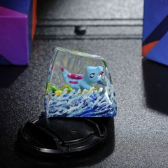 Pokemon - Totodie Artisan Keycap Breakwooden 2