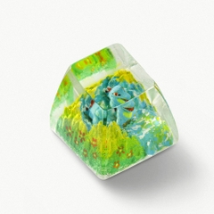 Pokemon - Totodile Artisan Keycap Breakwooden