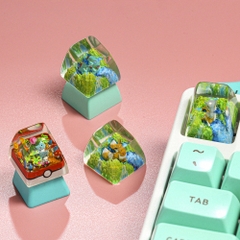 Pokemon - Totodile Artisan Keycap Breakwooden 2