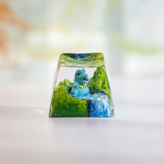 Pokemon - Totodile Artisan Keycap Breakwooden 3