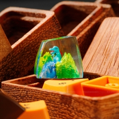 Pokemon - Totodile Artisan Keycap Breakwooden 4