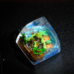 Pokemon - Treecko Artisan Keycap Breakwooden 2