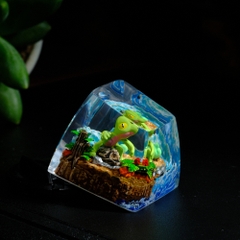 Pokemon - Treecko Artisan Keycap Breakwooden 2