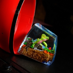 Pokemon - Treecko Artisan Keycap Breakwooden 2