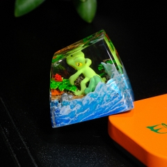 Pokemon - Treecko Artisan Keycap Breakwooden 2
