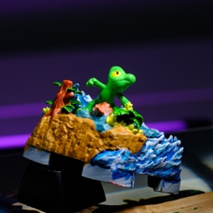 Pokemon - Treecko Artisan Keycap Breakwooden 3