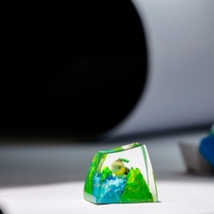 Pokemon - Turtwig Artisan Keycap Breakwooden