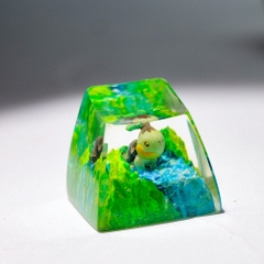 Pokemon - Turtwig Artisan Keycap Breakwooden