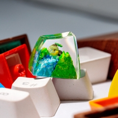 Pokemon - Turtwig Artisan Keycap Breakwooden