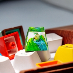 Pokemon - Turtwig Artisan Keycap Breakwooden
