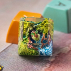 Pokemon - Turtwig Artisan Keycap Breakwooden 3