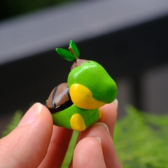 Pokemon - Turtwig Artisan Keycap Breakwooden 5