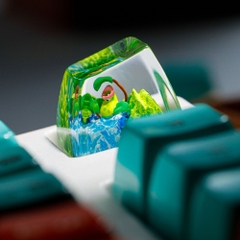 Pokemon - Victreebel Artisan Keycap Breakwooden 4