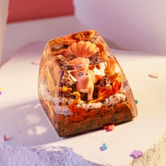 Pokemon - Vulpix Artisan Keycap Breakwooden