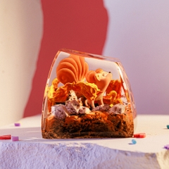 Pokemon - Vulpix Artisan Keycap Breakwooden