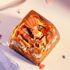 Pokemon - Vulpix Artisan Keycap Breakwooden