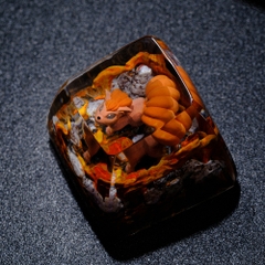 Pokemon - Vulpix Artisan Keycap Breakwooden 2