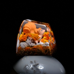 Pokemon - Vulpix Artisan Keycap Breakwooden 2