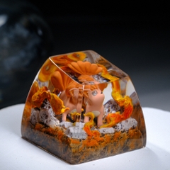 Pokemon - Vulpix Artisan Keycap Breakwooden 2