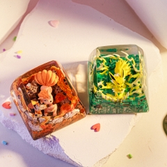 Pokemon - Vulpix Artisan Keycap Breakwooden 3