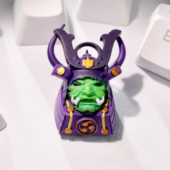 Purple Samurai Artisan Keycap Breakwooden