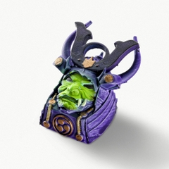 Purple Samurai Artisan Keycap Breakwooden