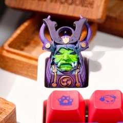 Purple Samurai Artisan Keycap Breakwooden 2