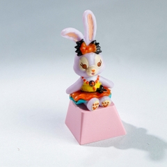 Rabbit Artisan Keycap Breakwooden