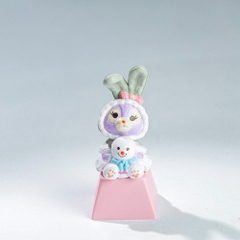 Rabbit Artisan Keycap Breakwooden 2