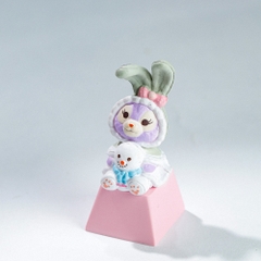 Rabbit Artisan Keycap Breakwooden 2