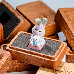 Rabbit Artisan Keycap Breakwooden 2