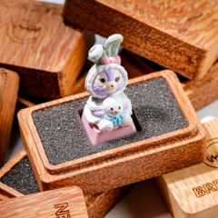 Rabbit Artisan Keycap Breakwooden 2