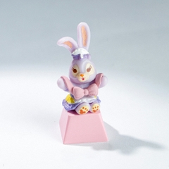 Rabbit Artisan Keycap Breakwooden 3