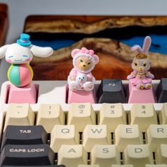 Rabbit Artisan Keycap Breakwooden 7