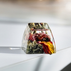 Red Dragon Artisan Keycap Breakwooden 8