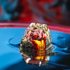 Red Dragon Artisan Keycap Breakwooden 9