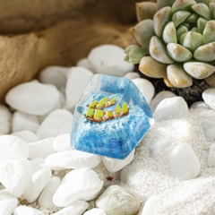 Sailboat Artisan Keycap Breakwooden